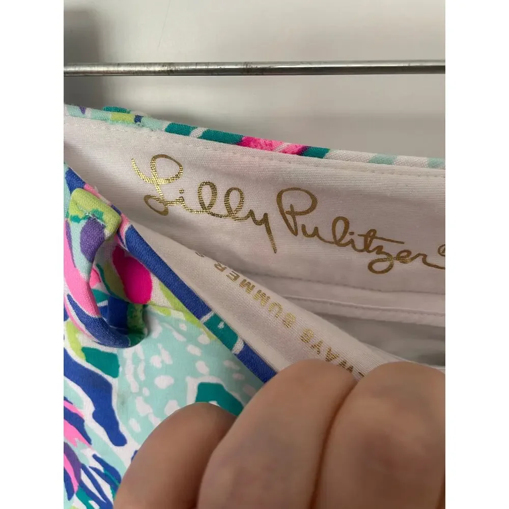 Lilly Pulitzer VGUC Callahan Knit Ponte Size 8 Rare Print Junipero - Picture 4 of 4